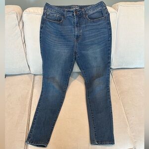 Time and Tru Women's Skinny Jeans - Dark Blue